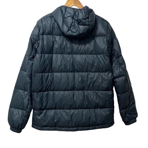 Eddie Bauer Mens 650 Down Wide Channel Hooded Puffer Jacket Size M Gray Packable - Picture 2 of 7